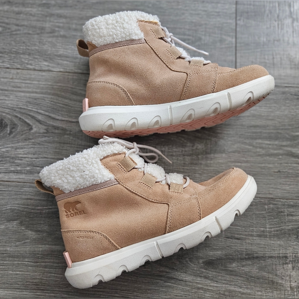 Sorel Women's Explorer Ii Carnival Cozy Waterproof Casual Suede Winter Boots 9 - Picture 8 of 9